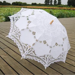 Craft Lace Dance Props Photography Wedding Embroidered European Princess Crocheted Cotton Umbrella