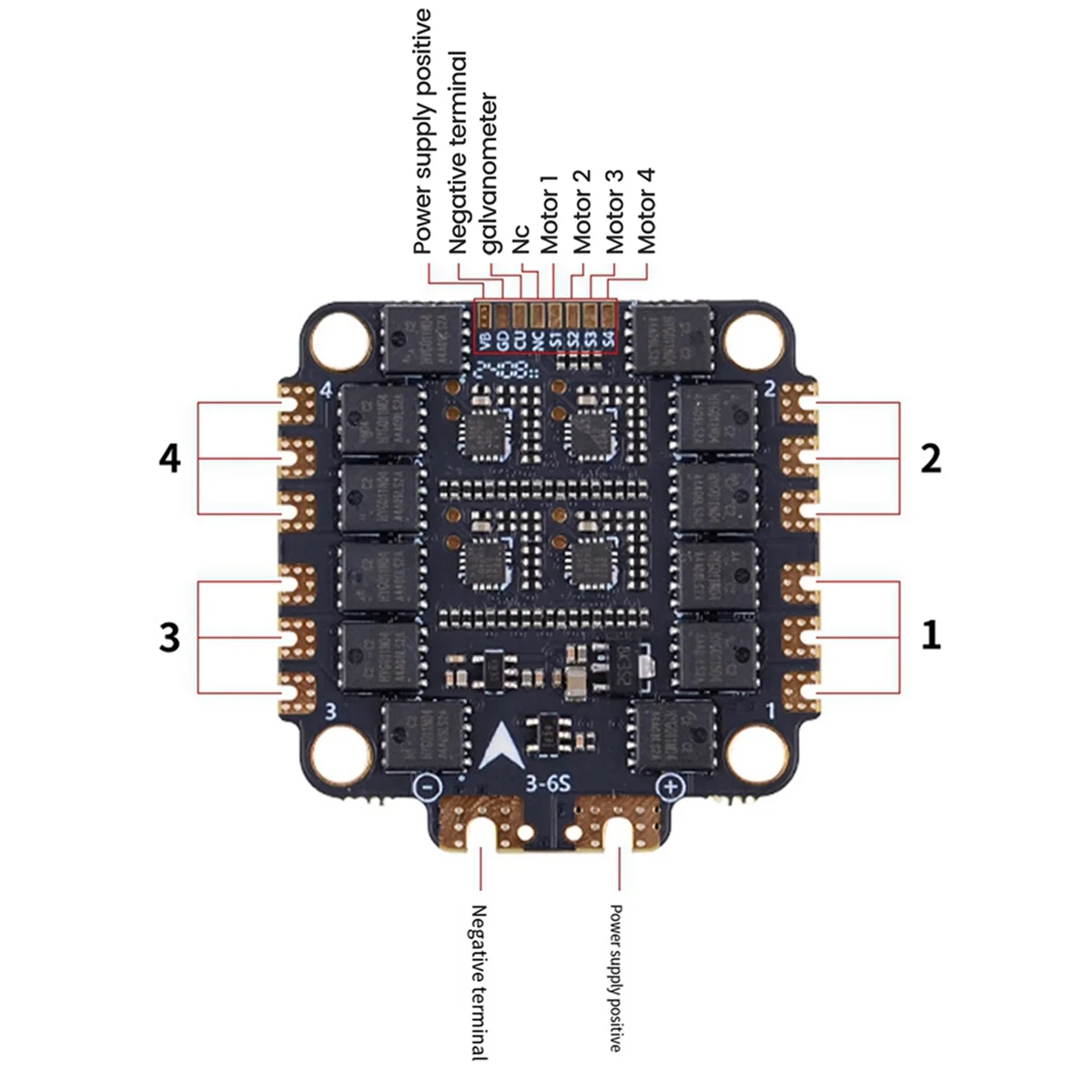 A14M GWRC F405 V3 50A フライトタワー Bluetooth 50A ESC 付き FVP レーシングドローン 7-10 インチ用