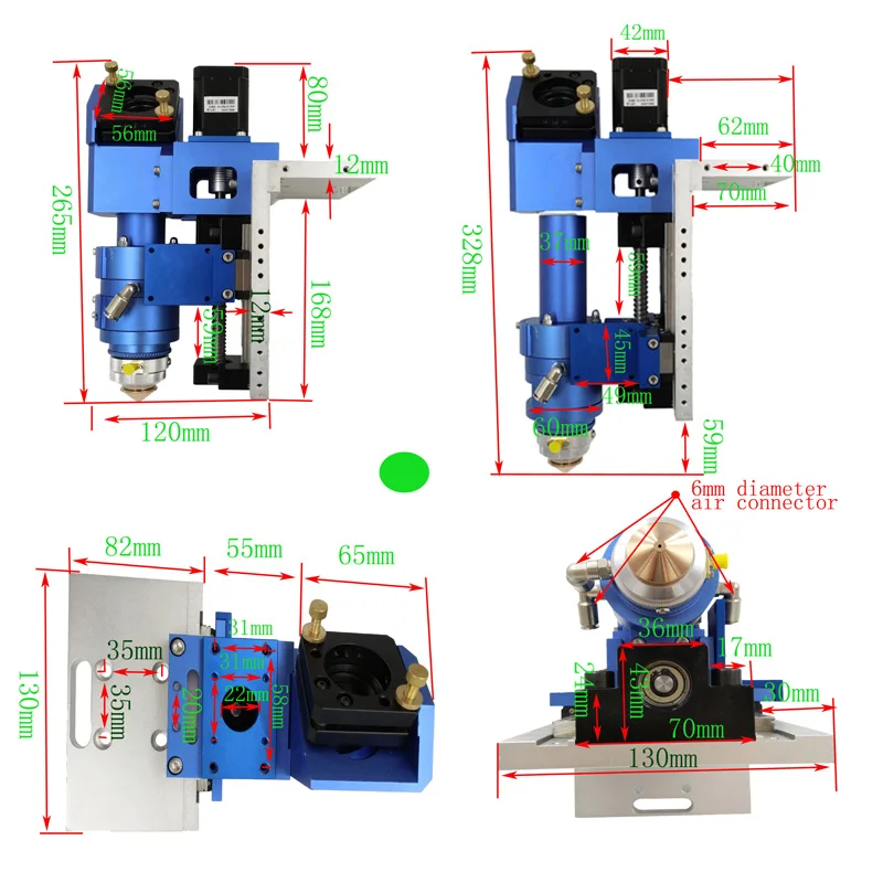 Ruida Auto Focus Metal And Non-Metal Mixed Whole Set Laser Cutting System RDC6332M LFS-PM-T43 For Co2 Laser Cutting Machine