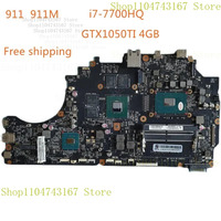 For ThundeRobot 911 Targa B5Ta 991M i7-7700HQ GTX1050TI 4GB Motherboard DANL8KMBAD0 Motherboard 100%tested fully work