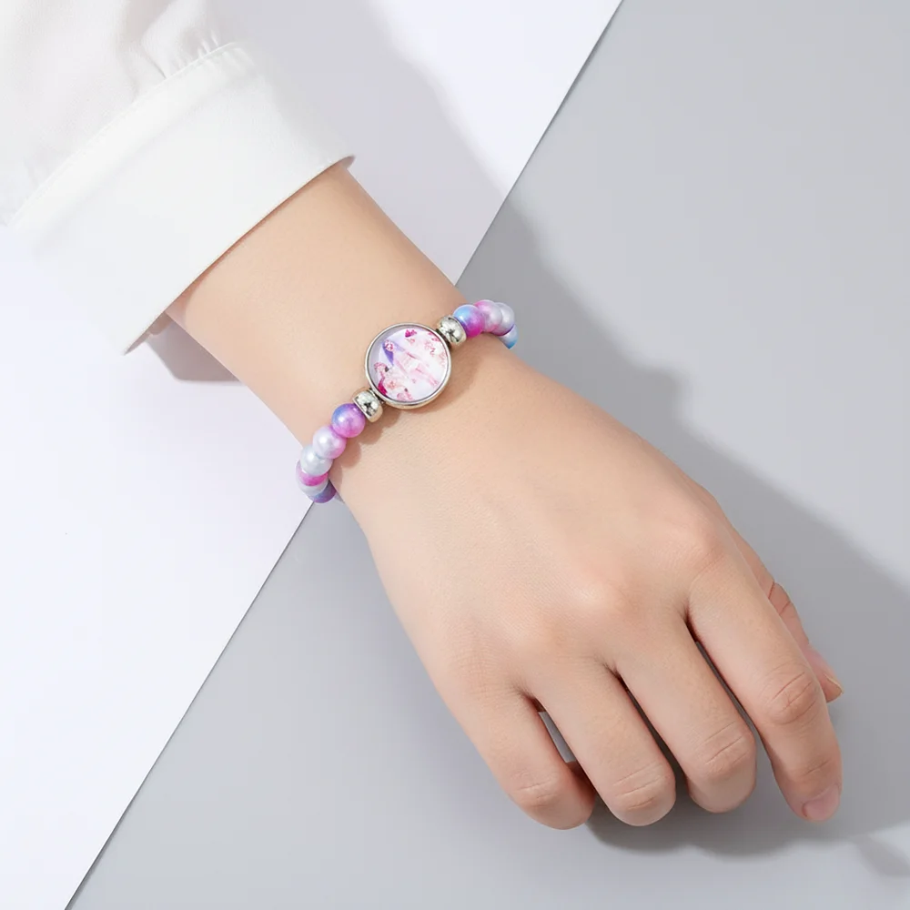 Prezent Kpop Demon Hunter Huntrix, urocza elastyczna bransoletka z koralikami dla dzieci i nastolatków, prezent na urodziny, Boże Narodzenie, festiwal, imprezę