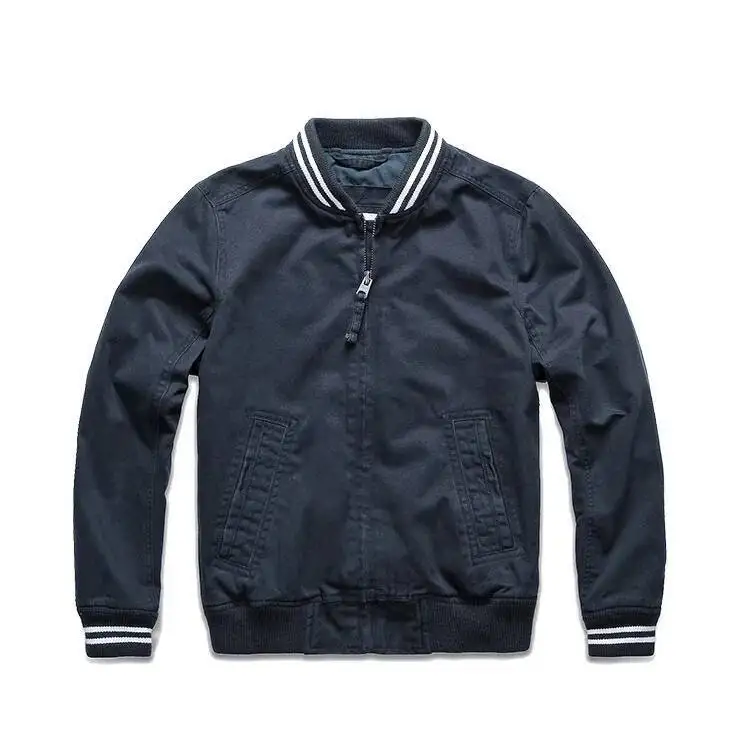 

Camouflage Spring And Autumn Sport Fashion Washed Casual Baseball Jacket Long Sleeve Pocket Zipper Men S Coat