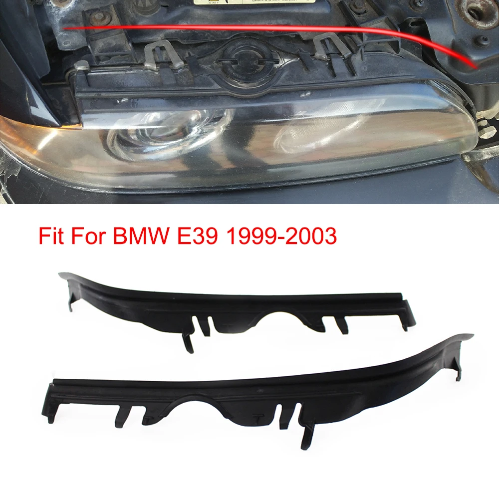 Left&Right Headlight Sealant Seal Car Headlight Sealing Strip Lamp Cover Gasket For BMW 5 Series E39 1999-2003 Car Accessories