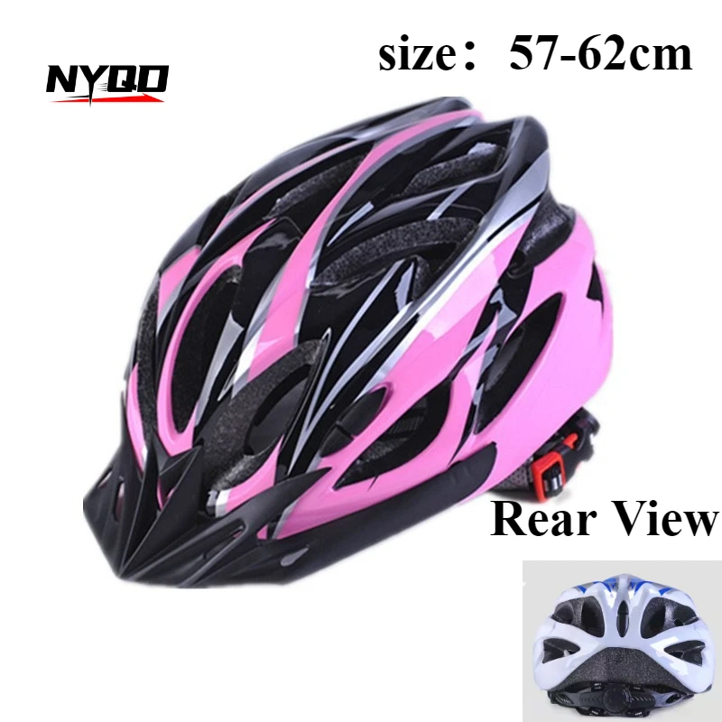 

Lightweight Cycling Helmet Comfort Lining Hollow Riding Safety Head Protection Bicycle MTB Helmet Carbon Pattern Bike Helmet
