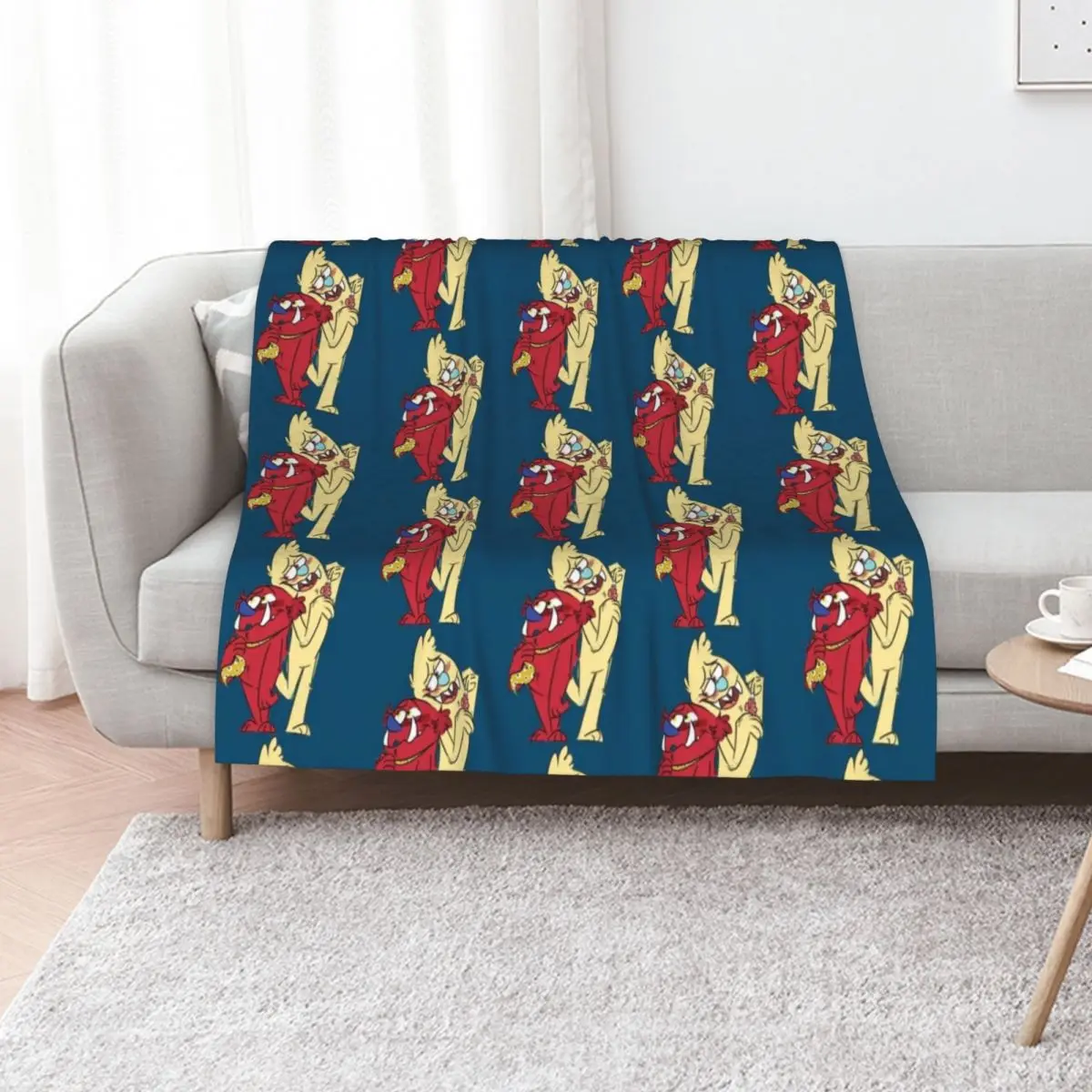 Плед Cromdo Bugsnax, теплый и удобный плед для офисного сна