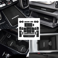 Car Door Slot Mats For Great Wall Haval Dargo 2024 Anti-slip Mat Central Console Water Cup Pad Interior Groove Moulding Stickers