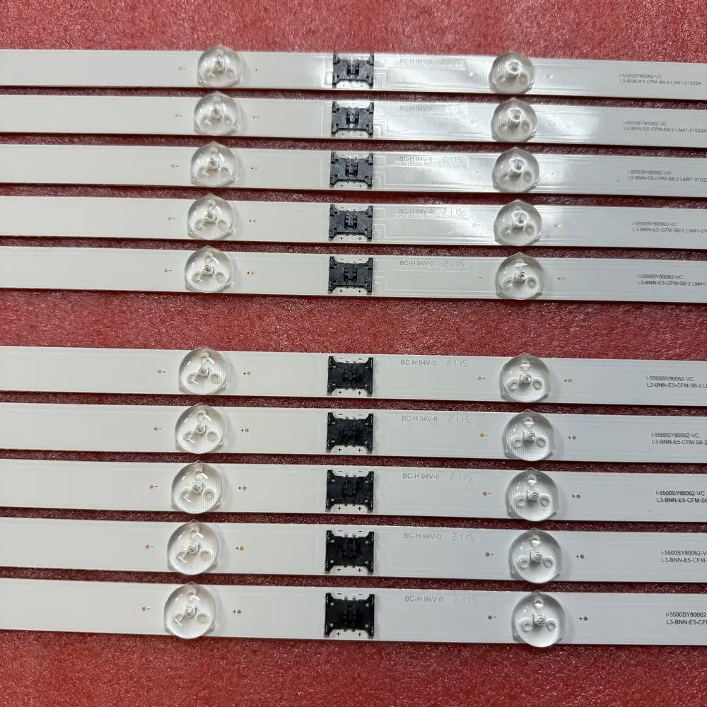 

10 шт. светодиодная лента 6 светодиодов для SONY KD-55XH8096 KD-55XH8196 XBR-55X800H XBR-55X81CH XBR-55X80CH