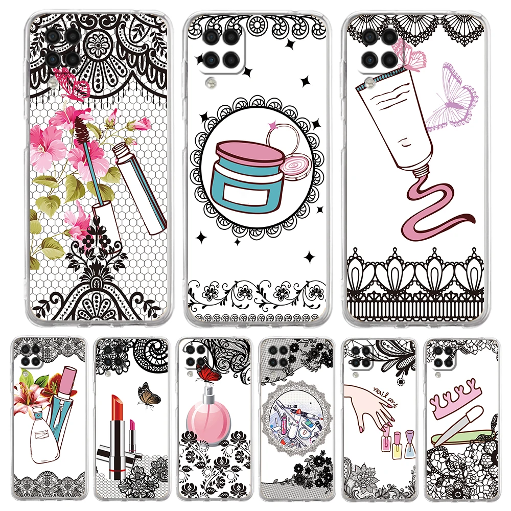 Art Fashion cosmetics Phone Case for Samsung A17 A13 A15 A25 A35 A37 A57 A51 A55 A71 A41 A23 A53 A73 5G A05s A07 4G Cover