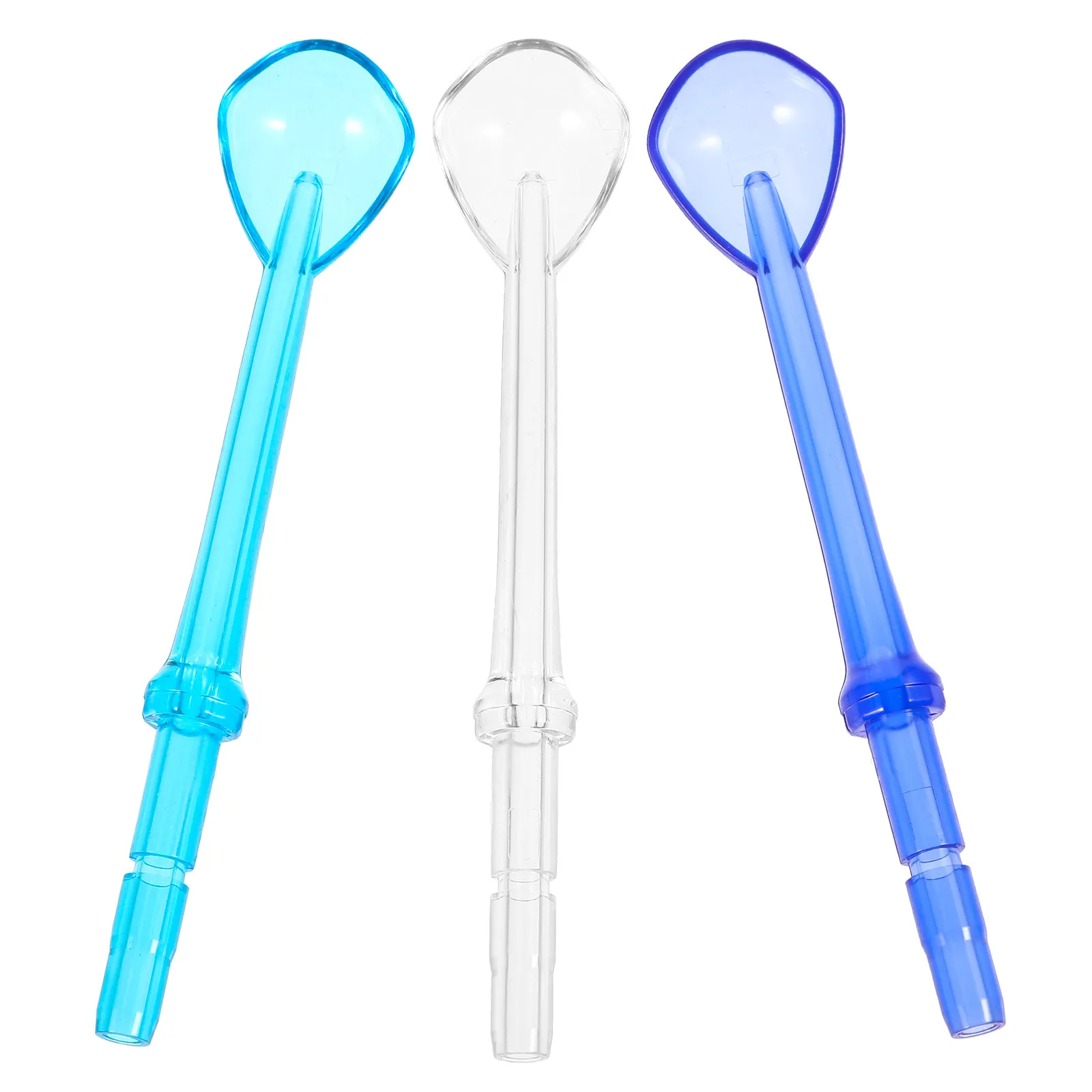 

3Pcs Tongue Scraper Attachment Replaceable Nozzle for Water Floss Tongue Cleaner Irrigator Oral Breath Freshener Tool