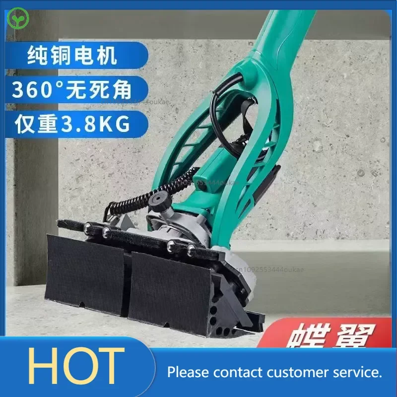 Wall Putty Inner Corner Grinder Automatic Triangular Sandpaper Machine Electric Inner Corner Grinder Long Pole Angle Grinder