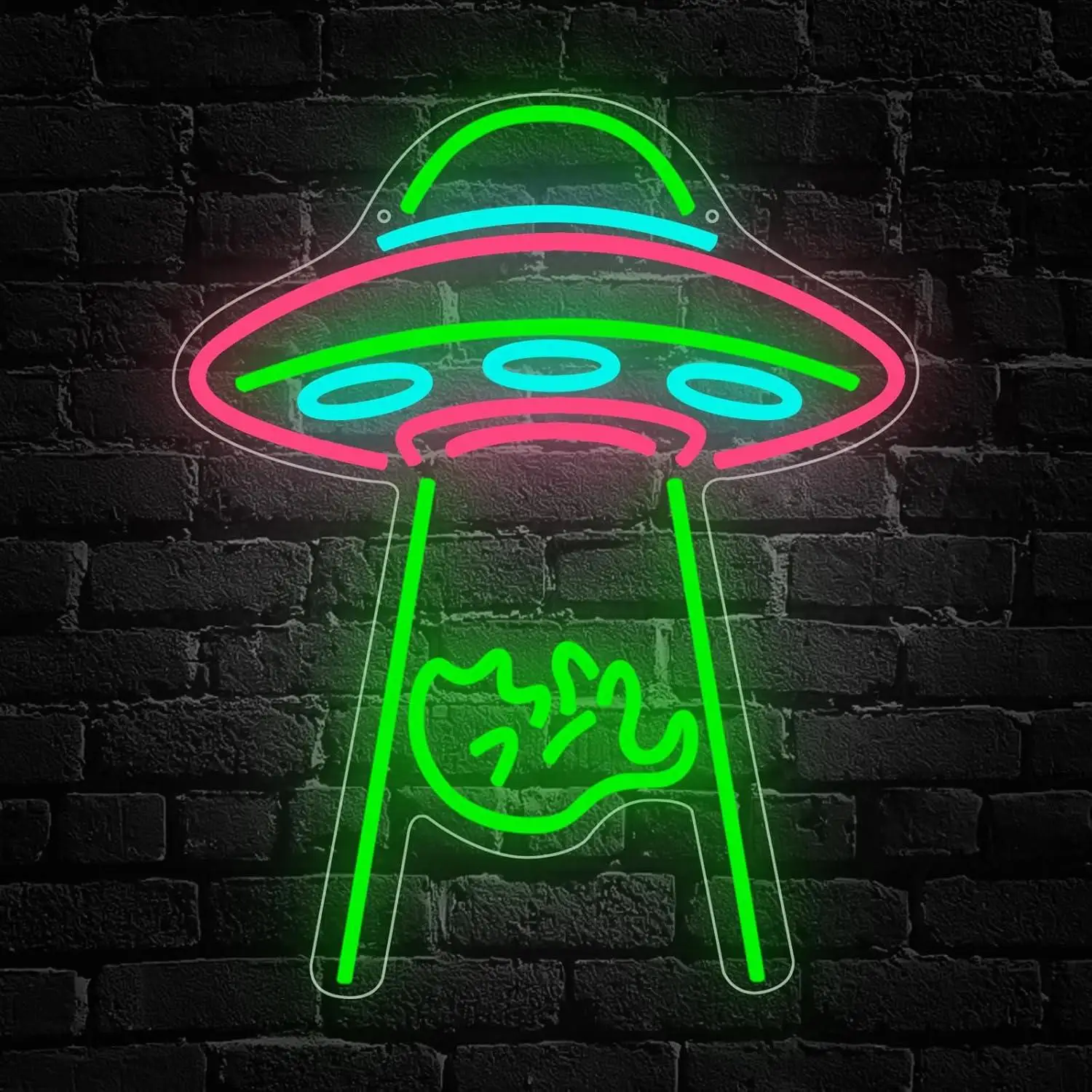 

Cat Neon Sign UFO Cat Spaceship Space Travel Led Neon Light for Astronomy Game Room Man Cave Bedroom Party Decorations Gifts