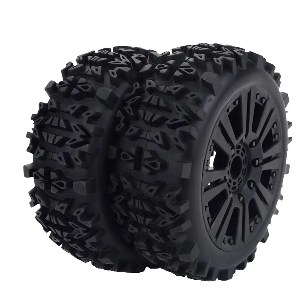 High Quality 1 8 RC Truggy Truck Accessory 17mm Hex Nylon Wheel Rim Tyres for Buggy Rock Crawler Practice