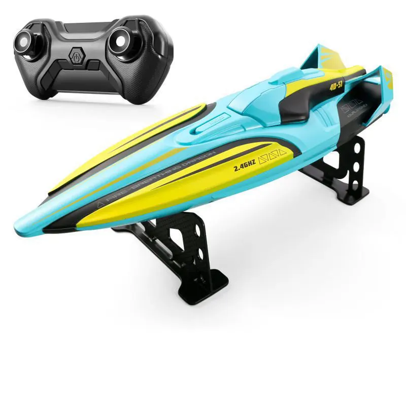 35CM RC Boat 30KM/H High Speed Remote Control Speedboat Racing Big RC Yacht Electronic Ship USB Charge For Pool Game Kids Gifts