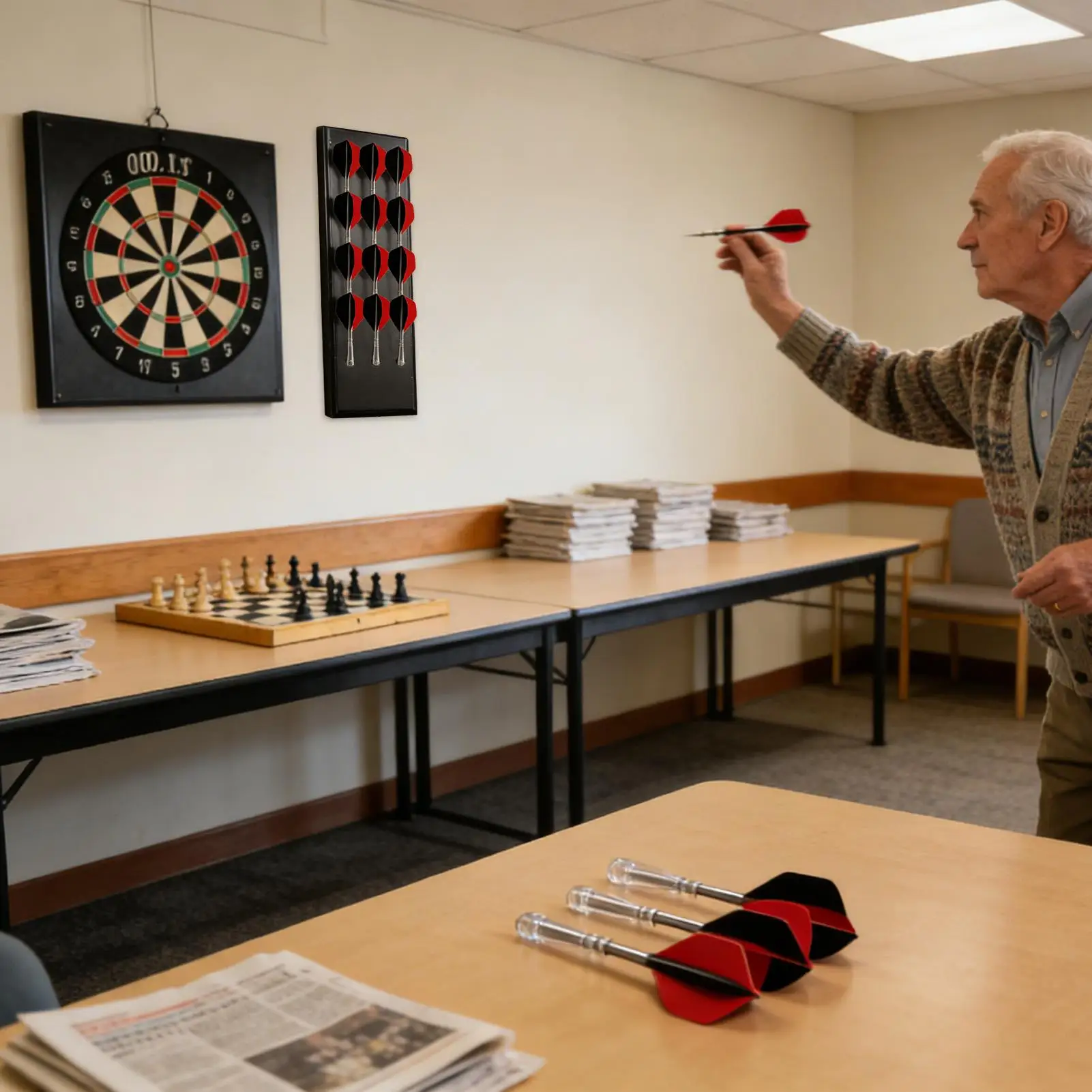 dart-wall-holder-12-holes-wooden-wall-holder-rack-darts-storage-rack-with-storage-bag-for-home-garage-basement-workplace