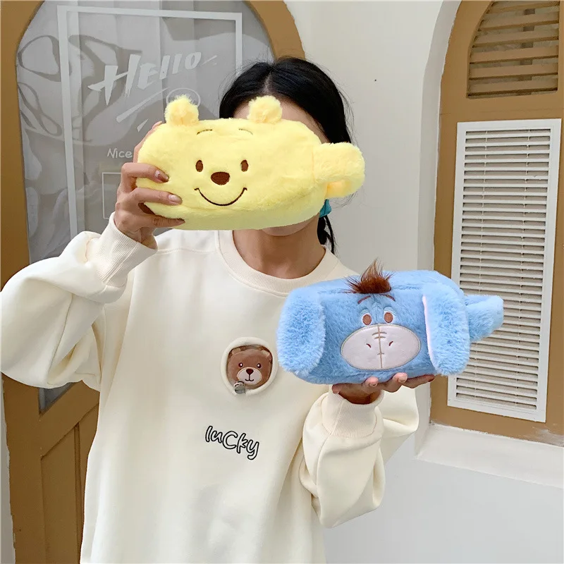 Tigger, Winnie the Pooh, Piglet, Eeyore Cute Creative Cartoon Pattern Large Capacity Storage Makeup Bag and Pencil Case - view 2