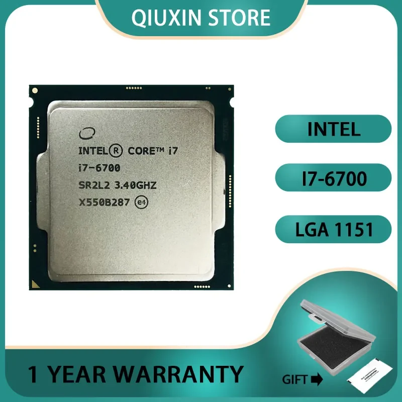 

Процессор Intel Core i7-6700 i7 6700 3,4 ГГц, 65 Вт, процессор LGA 1151,б/у, четырехъядерный, восьмипоточный