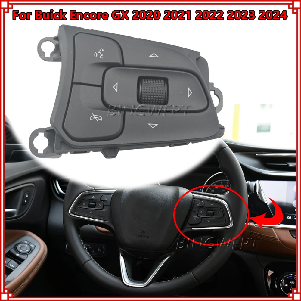 

For Buick Encore GX 2020 2021 2022 2023 2024 Steering Wheel Audio Control Switches Button 13541206 13535357