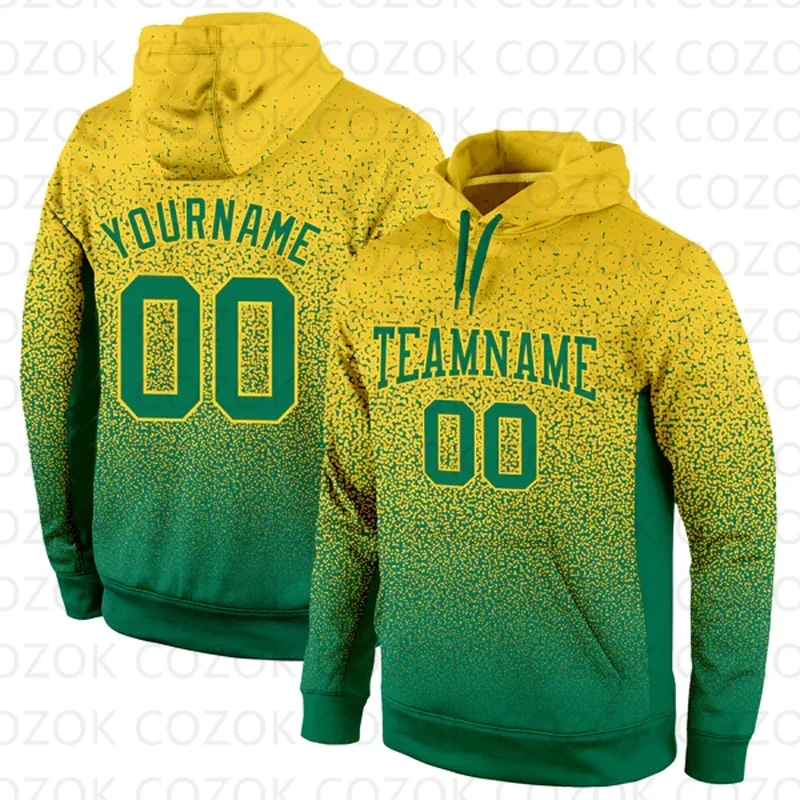 

Customized Hoodies Green Colour Dot Jersey 3D Printed Unisex Pullovers Hoodie Casual Sweatshirts