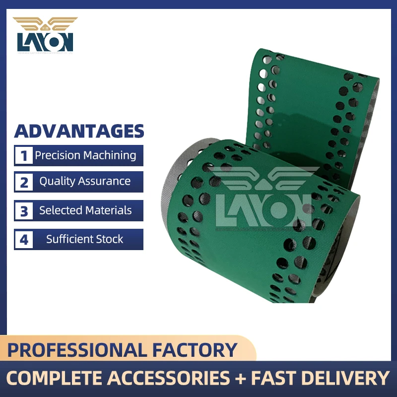 

LAYON 1PC Heidelberg PM74 SM74 Suction Belt M3.020.014 1410x86mm PVC Conveyor Tape for Offset Printing Machine Spare Parts
