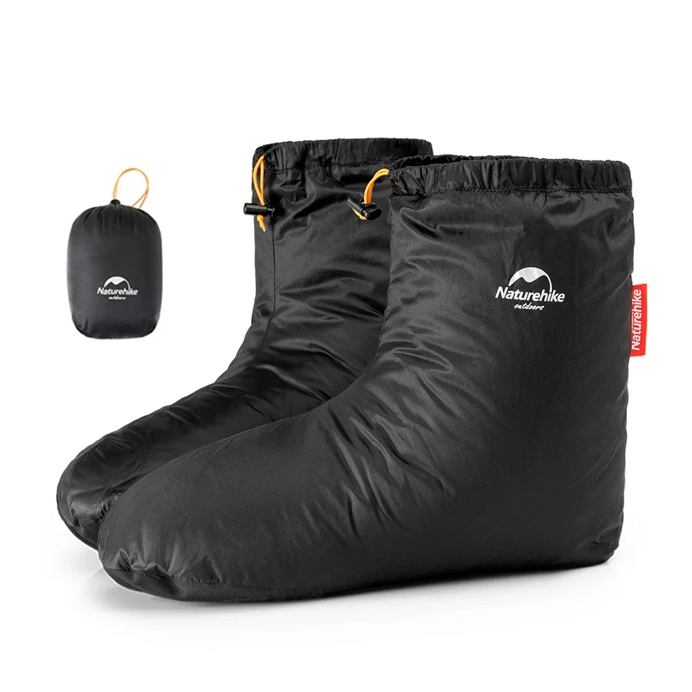 

Naturehike Waterproof Windproof Thermal Feet Cover Goose Down Slipper Winter Warm Boots Ultralight Sleeping Bag Accessories