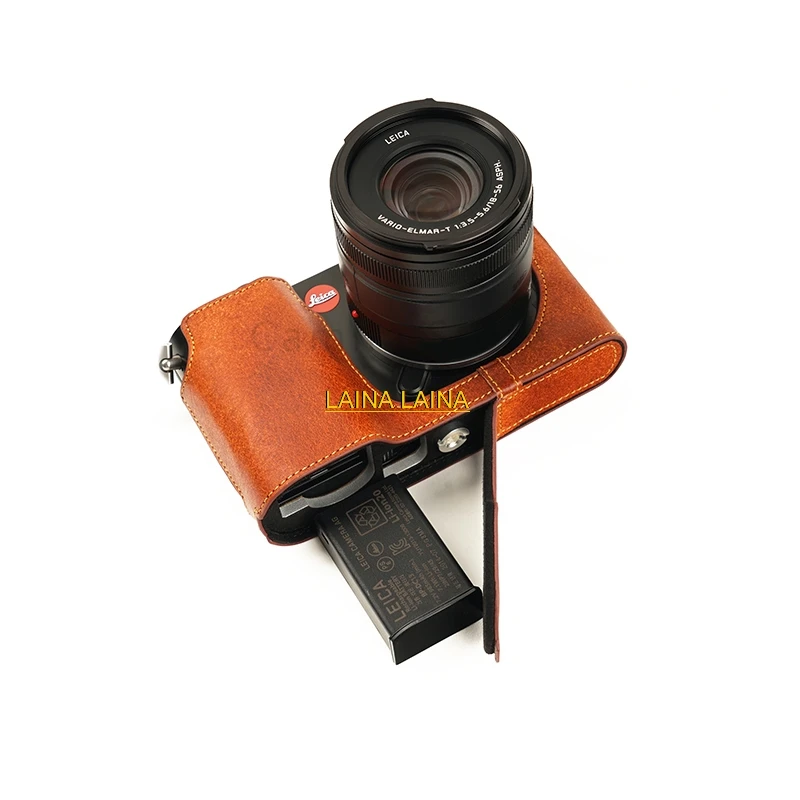 

handwork Photo Camera Genuine leather cowhide Bag Body BOX Case For leica T tl tl2 Typ 701 Protective sleeve box base