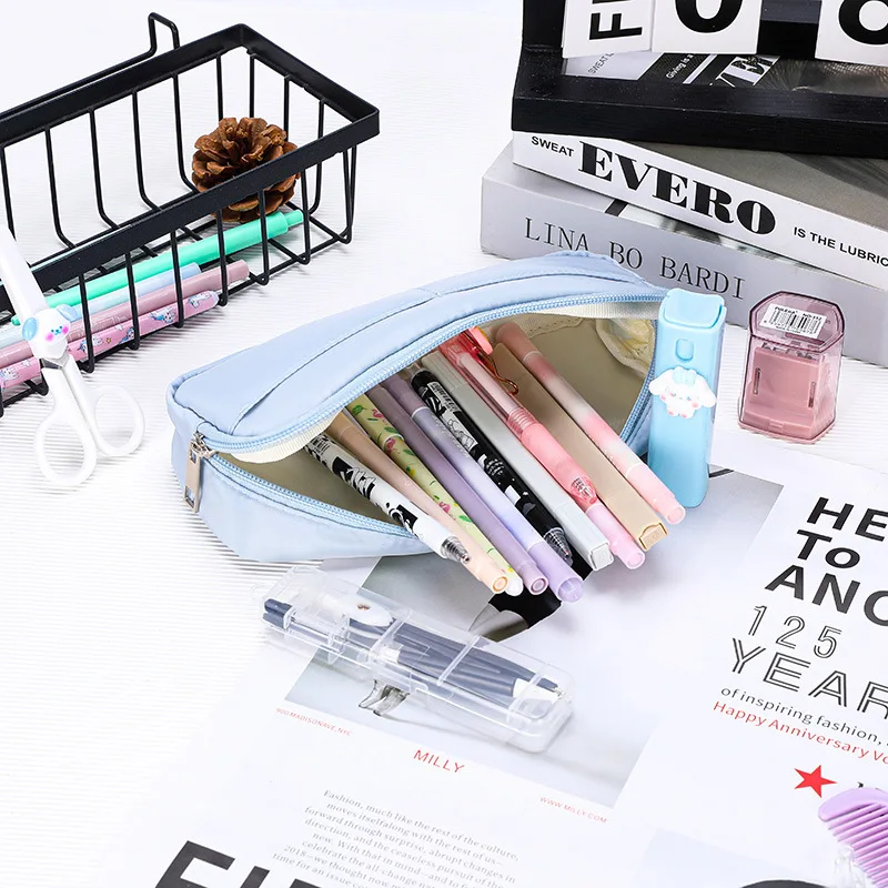 Student-Specific Case Simple High-Value Large Capacity Pencil Unique Non-Colliding Style Dirt-Resistant Stationery Bag