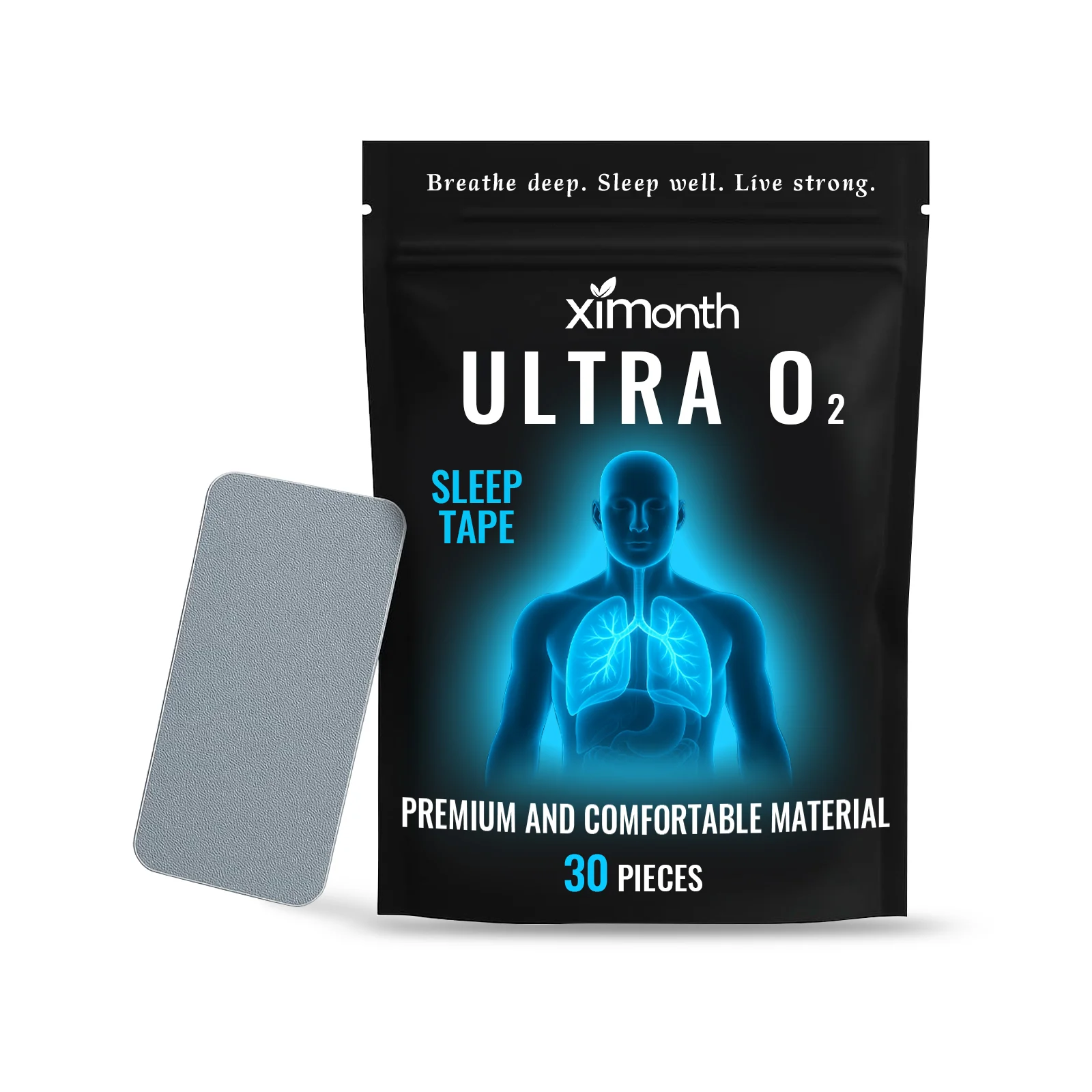 

Ximonth Anti-snoring Sleep Patches Nighttime Snore Prevention Comfortable Quiet Sleep Gentle Ingredients Daily Care Patches