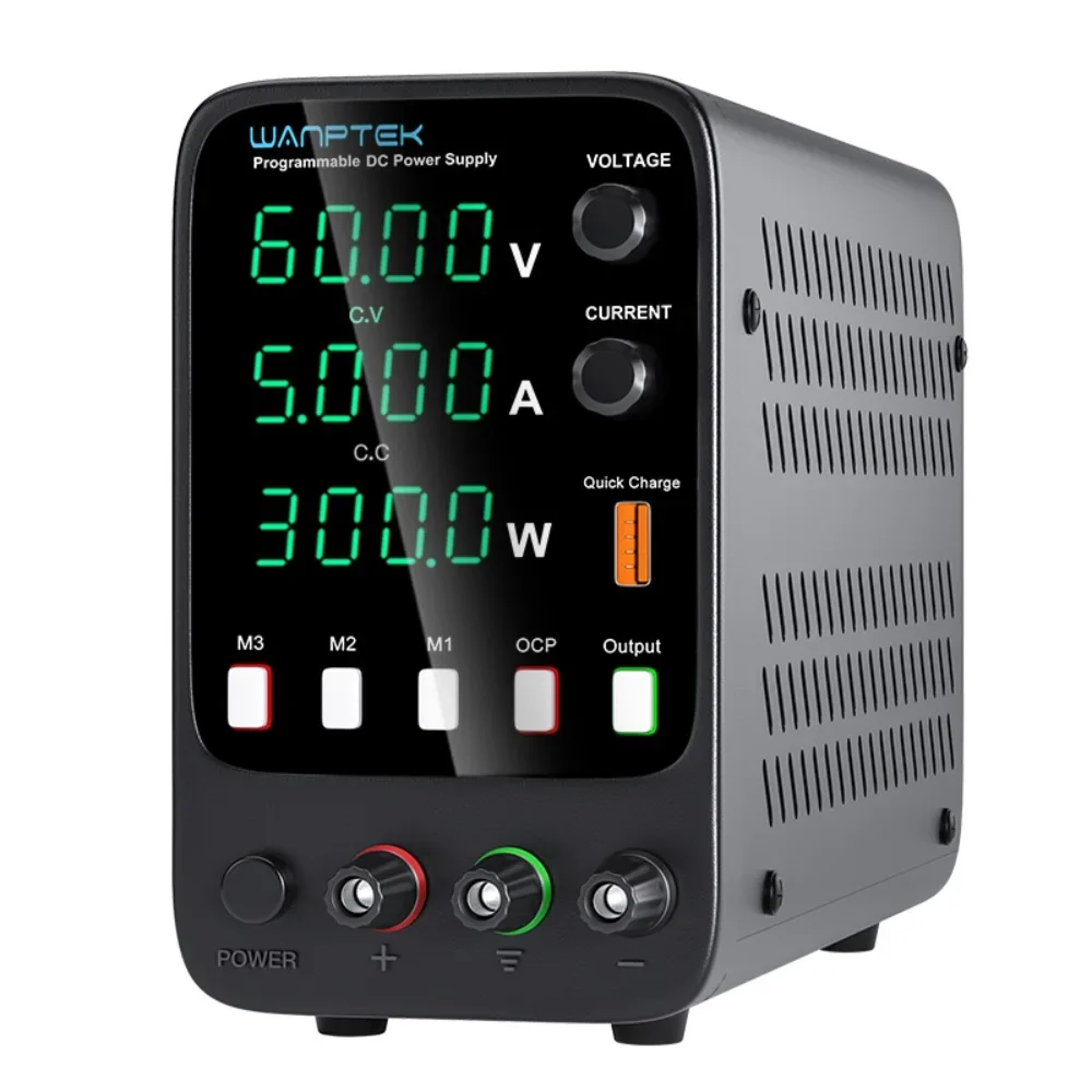 2025 hot sale WANPTEK BENCH DC ADJUSTABLE POWER SUPPLY, DC POWER, 60V 5A, REPAIR, LAB, DESIGN, SCHOOLS, TEST, ELECTROPLATE, CHAR