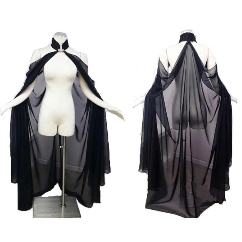 Unisex สุดเท่ห์เสื้อคลุม Hooded Cloak Coat Wicca Robe Medieval Cape Shawl ฮาโลวีนปาร์ตี้แม่มด Cosplay เครื่องแต่งกายผู้หญิง