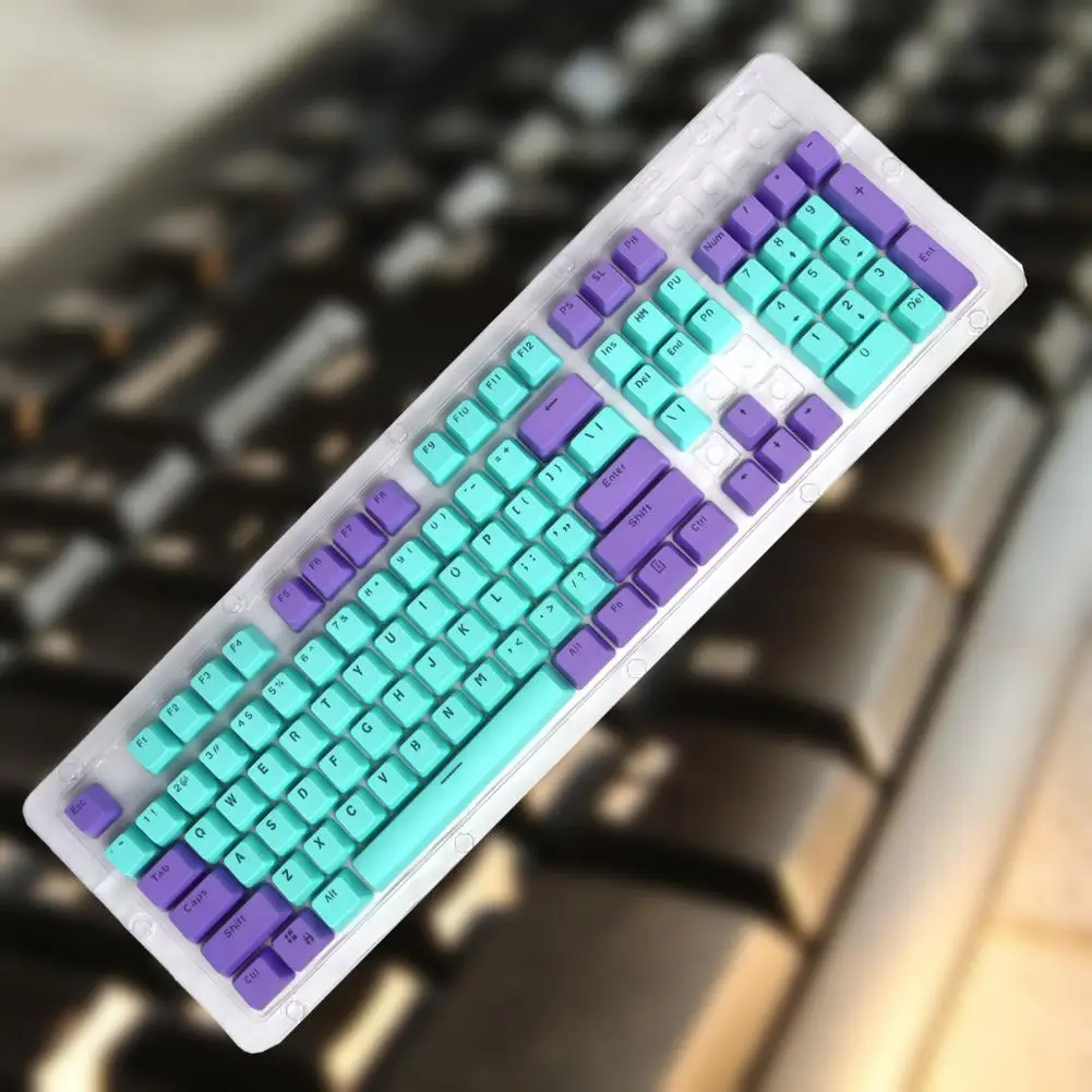 Oem Backlit Keycaps Set 104 Key ABS Keycap Ergonomic Cute Key Cap for Mx Cherry Profile Gateron Switch Mechanical Keyboard Kit