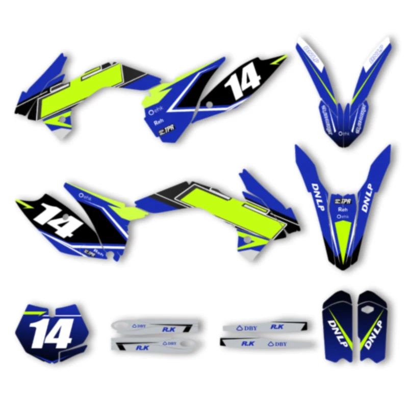 

Powerzone For KTM SX85 SX 85 2013-2014 2015-2017 Motorcycle Background Decals Stickers Kits Number Name Custom