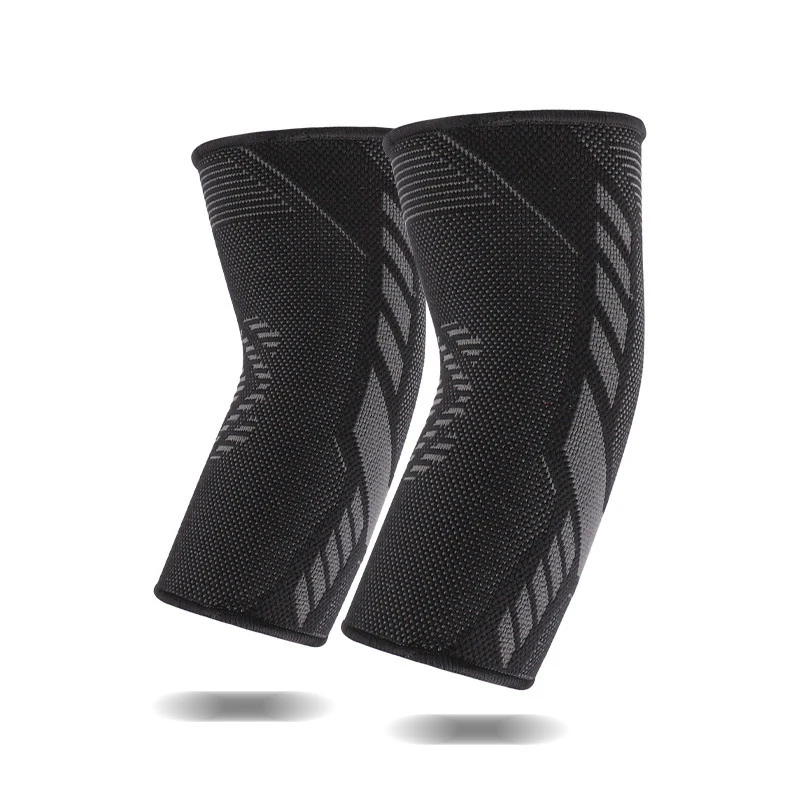 Sports Compression Elbow Support Black Elastic Elbow Pad Tennis Volleyball Basketball Elbow Pads Fitness Training Elbow Brace