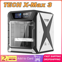 QIDI TECH X-Max 3 3D Printer, Auto Levelling, 600mm/s Printing Speed, Flexible HF Board, 325*325*315mm, Support English, German