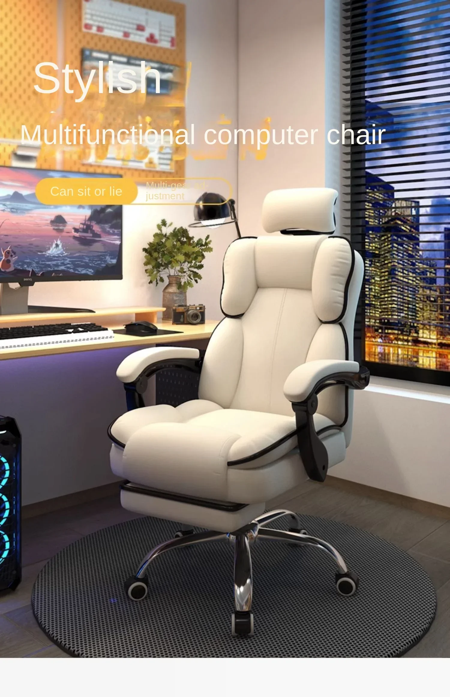 a5 Gaming Chair Girls' Dormitory Computer Chair Home Comfortable Long-Sitting Oice Sofa Seat Back Chair