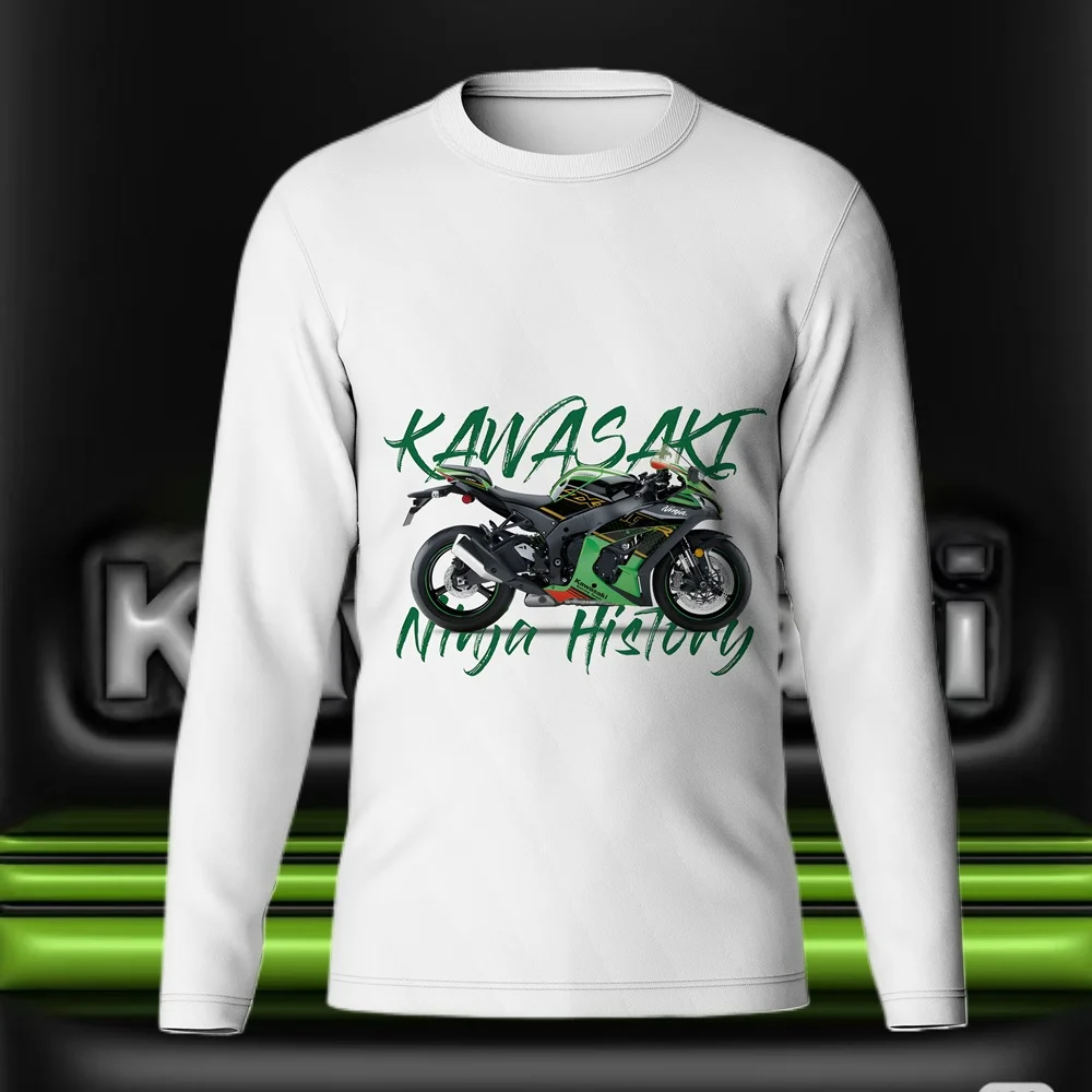

2025/26 Kawasaki Off Road Enduro Motocross Jersey Bmx Downhill Speed Bicycle Cycling T-Shirt for Men Mtb Jersey Bike Shirt Long