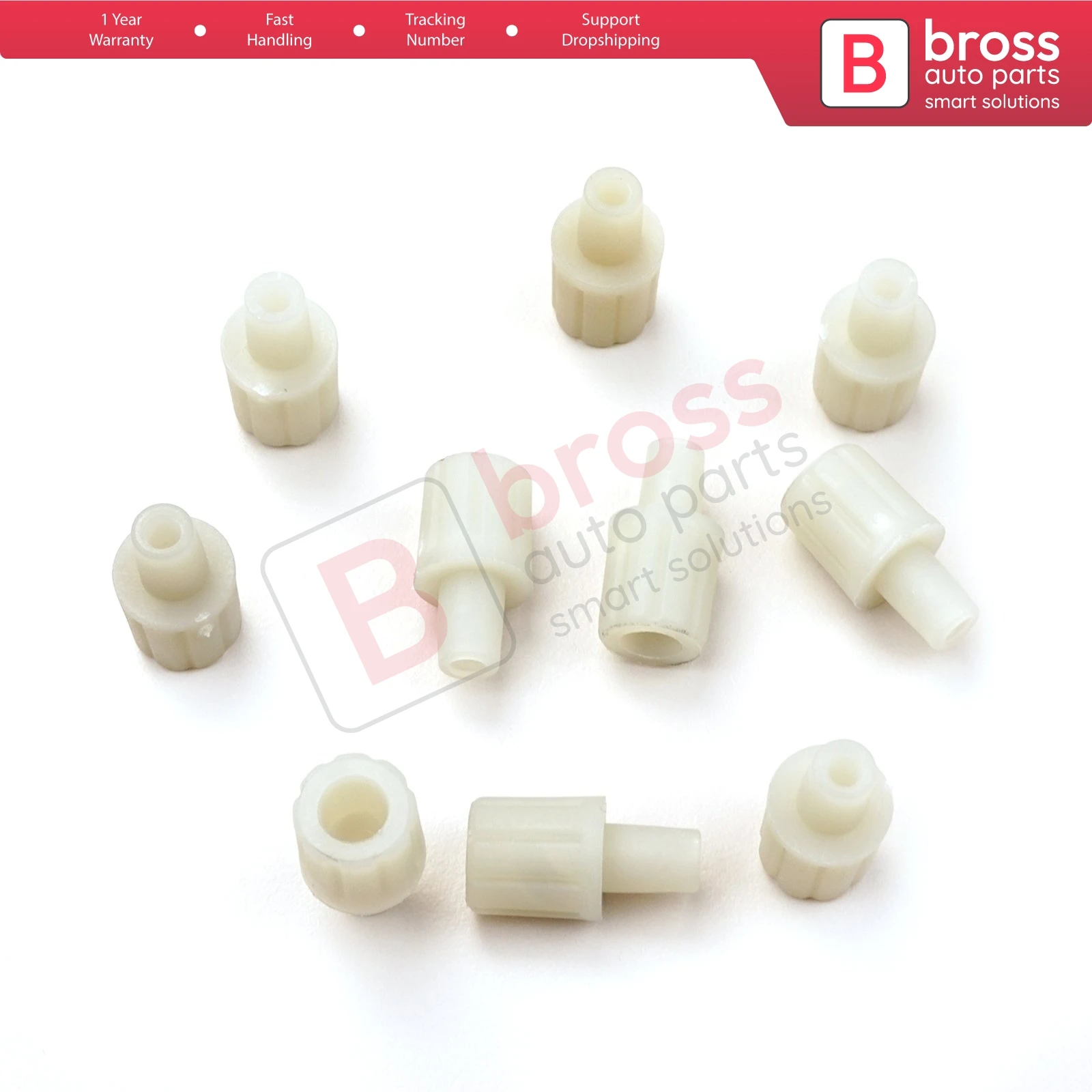 Bross Auto Parts BCP016 10 Pieces Cable End Rope Dowel for Window Regulator Winder Mechanism Type BCP016 Fast Handling