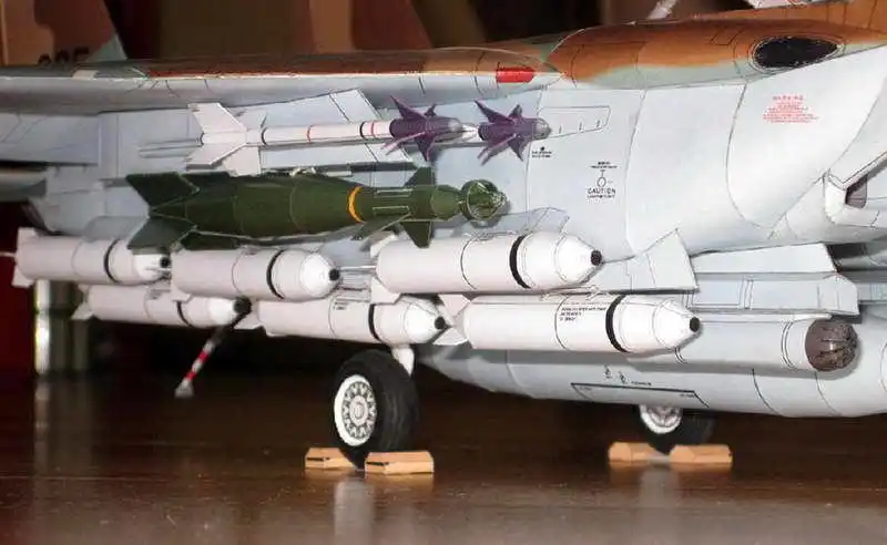 1:32 60 см США F-15 Eagle Fighter ВВС Самолет DIY 3D Модель бумажной карты Строительные наборы Строительные игрушки Военная модель