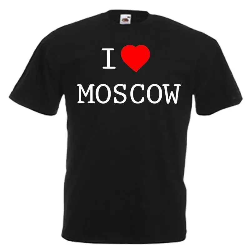 I LOVE HEART MOSCOW RUSSIA T SHIRT ALL SIZES COLOURS