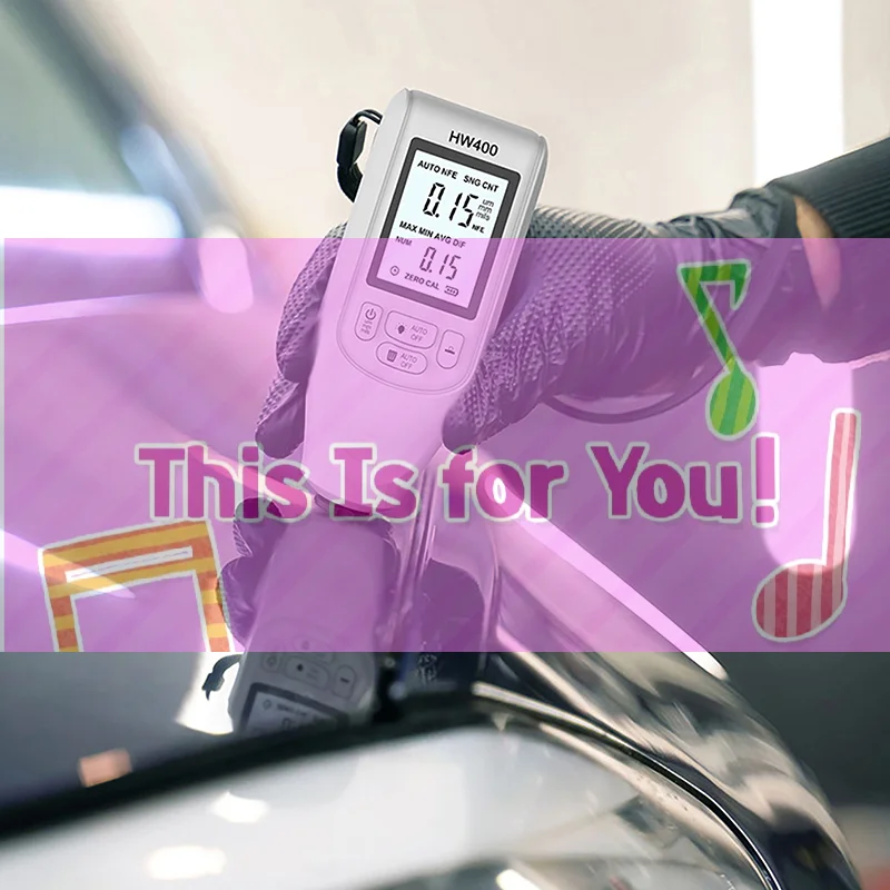 

【HMA】Измеритель толщины лакокрасочного покрытия HW400 (0,1 мкм/0-2000 мкм) для автомобилей, тестер толщины лакокрасочной пленки, измеритель толщины покрытий Fe и NFe