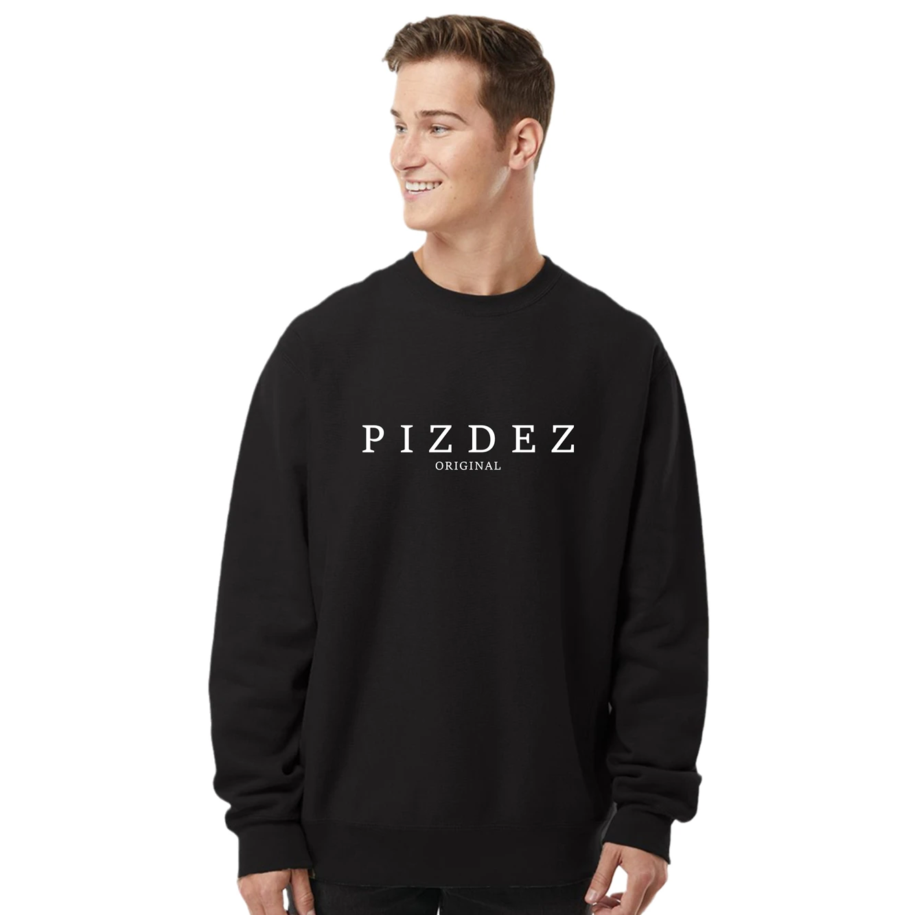 Pizdez เสื้อฮู้ดสีดำวินเทจสำหรับผู้หญิงในฤดูใบไม้ผลิฤดูหนาวเสื้อแจ็คเก็ตมีฮู้ดแบบยูนิเซ็กส์เสื้อแจ็คเก็ตสำหรับผู้ชาย