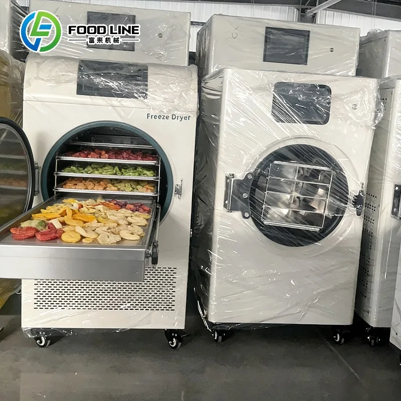 Customized Vacuum Freeze Dryer Frozen Drying Machine Lyophilizer Multi‑color for Fruit Vegetable Meat Candy Food Dehydration