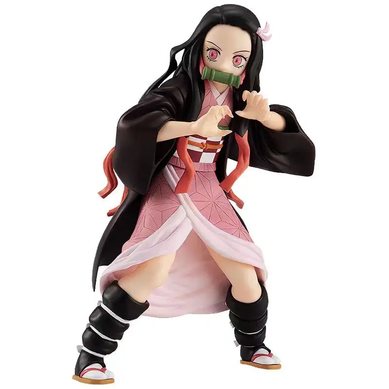 Demon Slayer 6 styles Figure Kamado Tanjirou Kamado Nezuko Agatsuma Zenitsu Hashibira Inosuke Figures Anime Model Statue Gidt