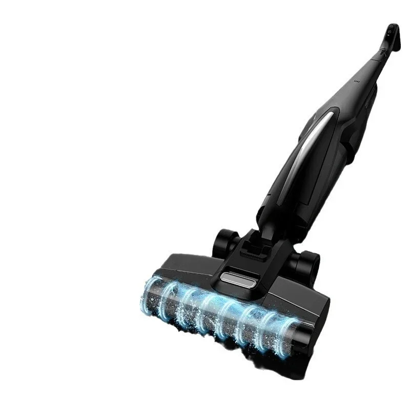 Household wireless lying flat large suction drying suction drag integrated welt sterilization mop