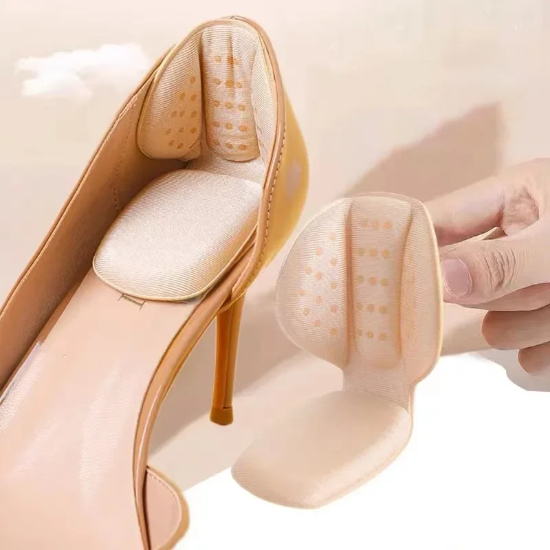 New T-Shaped Heel Sticker High Heels Heel Protecters Pads Adjustment Size Liner Grips Protector Pad Pain Relief Inserts 1 Pair