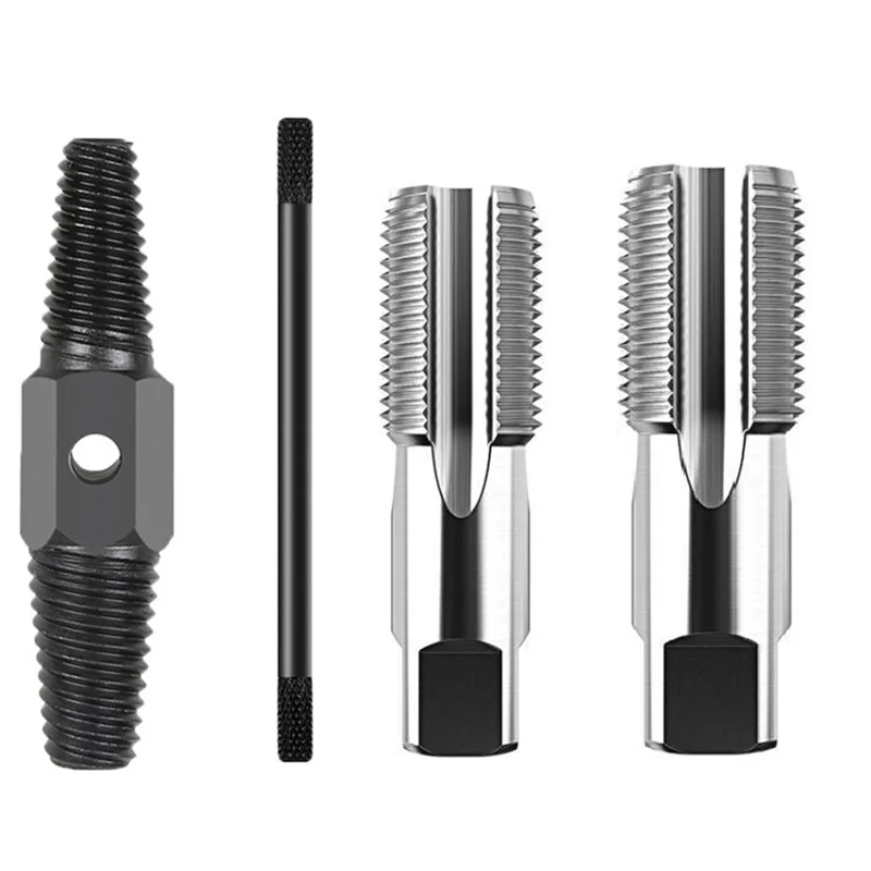 

HRBAJ-Double-Head Screw Extractor Drill Bits Set Damaged Water Pipe Broken Bolt Screw Remover Tools Faucet Valve Thread Repair