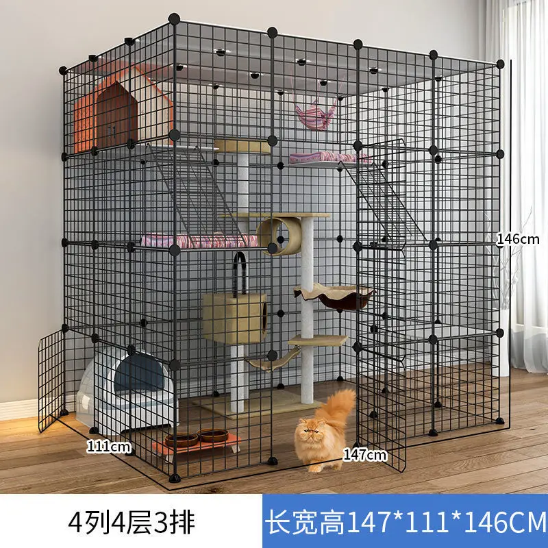Cat cage, oversized cage, large household splicing cat climbing frame