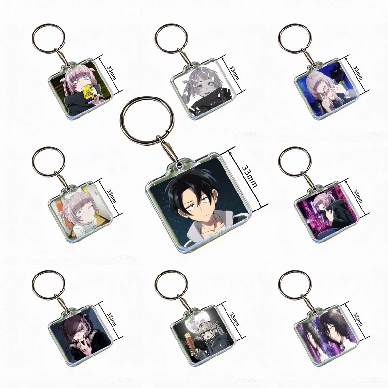Anime CALL OF THE NIGHT Acrylic Keychain Handmade Hanging Ornaments Clothes Backpack Decoration Accessories Gifts with Friends