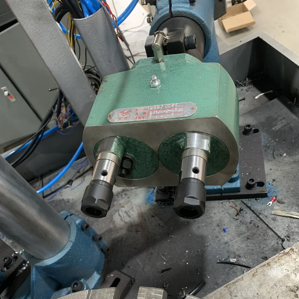 ER11 Two Spindle Drill Head ST108 Adjustable Multi Spindle Drill Head Universal Multi Spindle Drilling Tapping Accessories