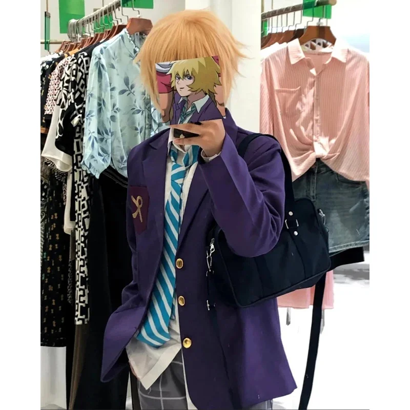 

CyHanazawa Teruki Косплей Mobu Saiko Hundred Костюм Хэллоуин Униформа
