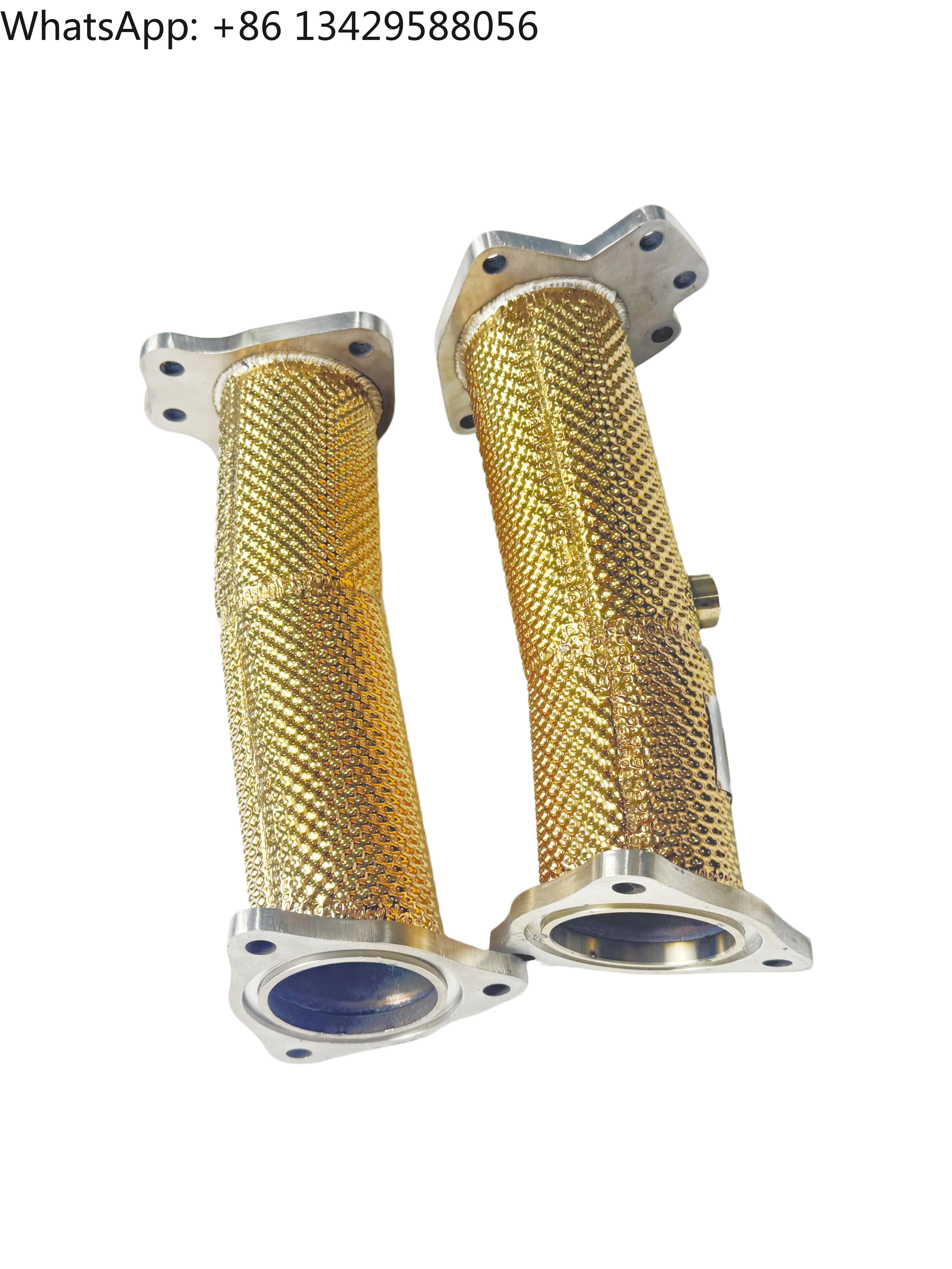 DEX 304 Stainless Steel High Flow Exhaust Downpipe for 2020-2025 Chevrolet Corvette C8 6.2L V8